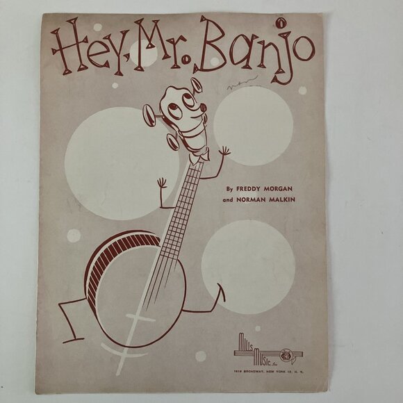 1950s Vintage Sheet Music Hey Mr Banjo, Ivory Tower, Pat Boone, Nelson Riddle - Picture 4 of 16